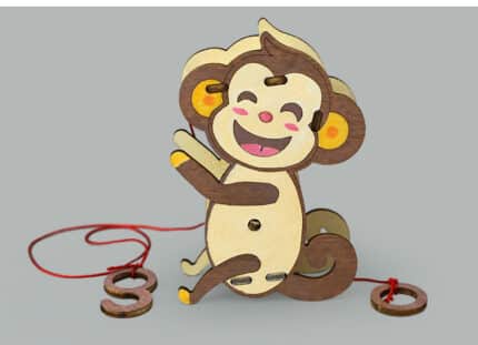 monkey climbing tree