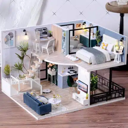 Miniature Scene Cottage Building Blocks