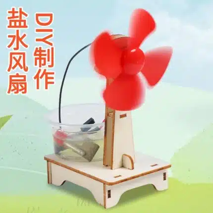 Saltwater-powered fan