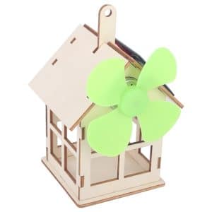 Solar-powered house windmill