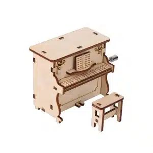 Piano hand-cranked music box