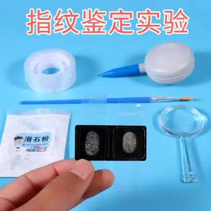 Fingerprint collection forensic detective