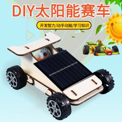 Wooden solar car