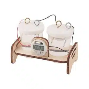 Saltwater-powered clock set