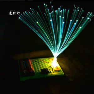 Fiber optic starry sky full of stars with seven-color changing lights
