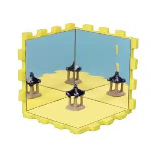 Magic mirror with multiple mirrors