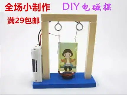 Electromagnetic pendulum scientific experiment