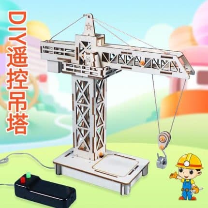 Remote-controlled tower crane