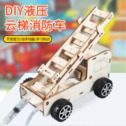 Hydraulic ladder fire truck