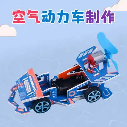 Electric wind-powered car