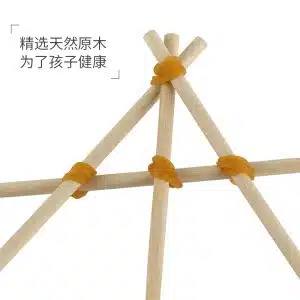 Gravity-balanced bamboo stick top